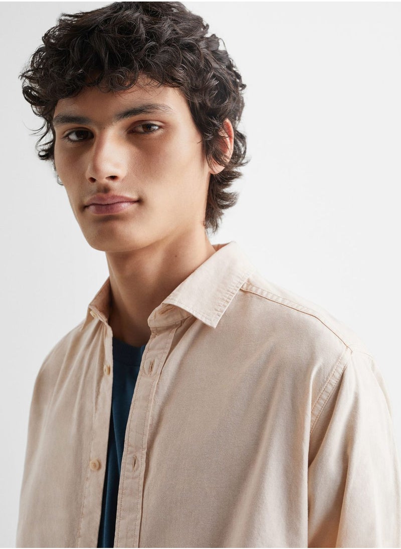 MANGO - Kids Essential Shirt - Image 1
