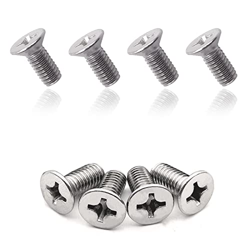 TEMI 4pcs Stainless Steel Brake Disc Rotor Screws 93600-06014-0H- Compatible With Honda, Acura, Hyundai and Kia Models, Stainless Steel Retaining Screws for Front and Rear - Image 1