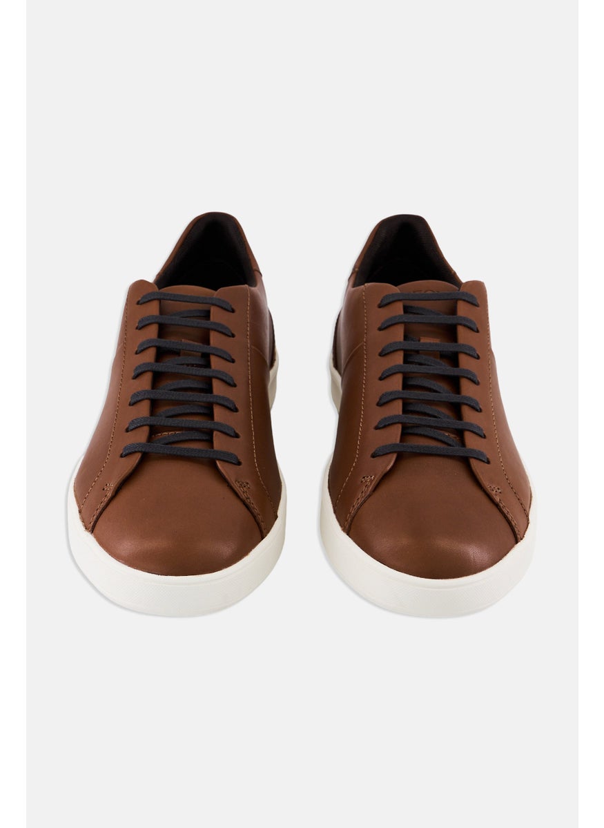 GEOX Men Regio Lace Up Shoes, Brown  - Image 4