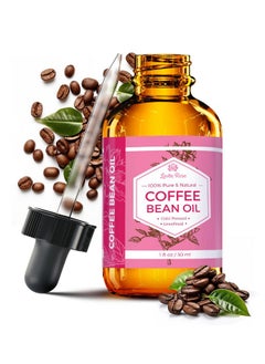 Leven Rose Leven Rose Coffee Bean Oil - 100% Natural Coffee Oil for Skin - Cold Pressed Coffee Oil for Hair Growth - Unrefined Coffee Arabica Seed Oil 1 oz  - Image 1