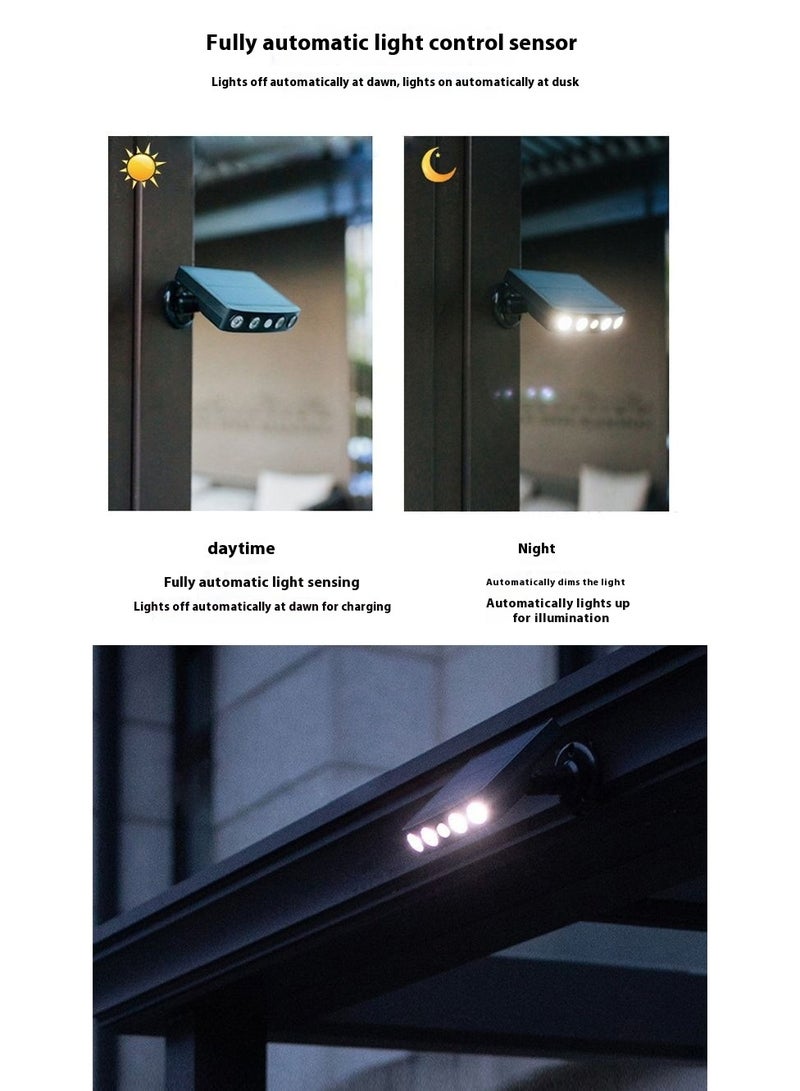 Solar Outdoor Wall Light with Fake Security Camera Design – Waterproof LED Garden Yard Light, Solar Powered Wall Lamp for Home, Patio, Farm & Outdoor Security - Image 2