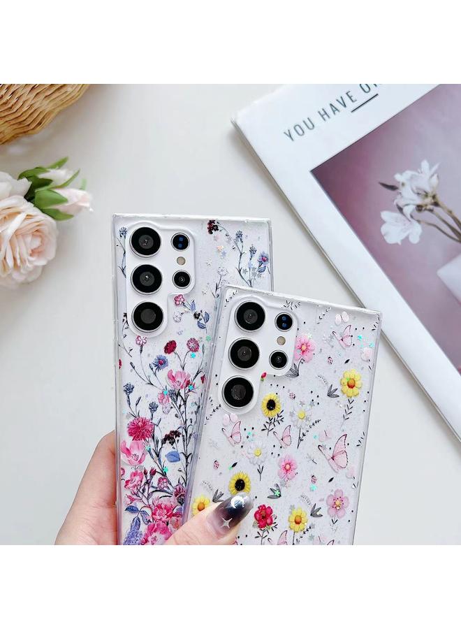 erorex Case For Samsung Galaxy S22+ 5G Spring Garden Epoxy TPU Phone Case - Image 4