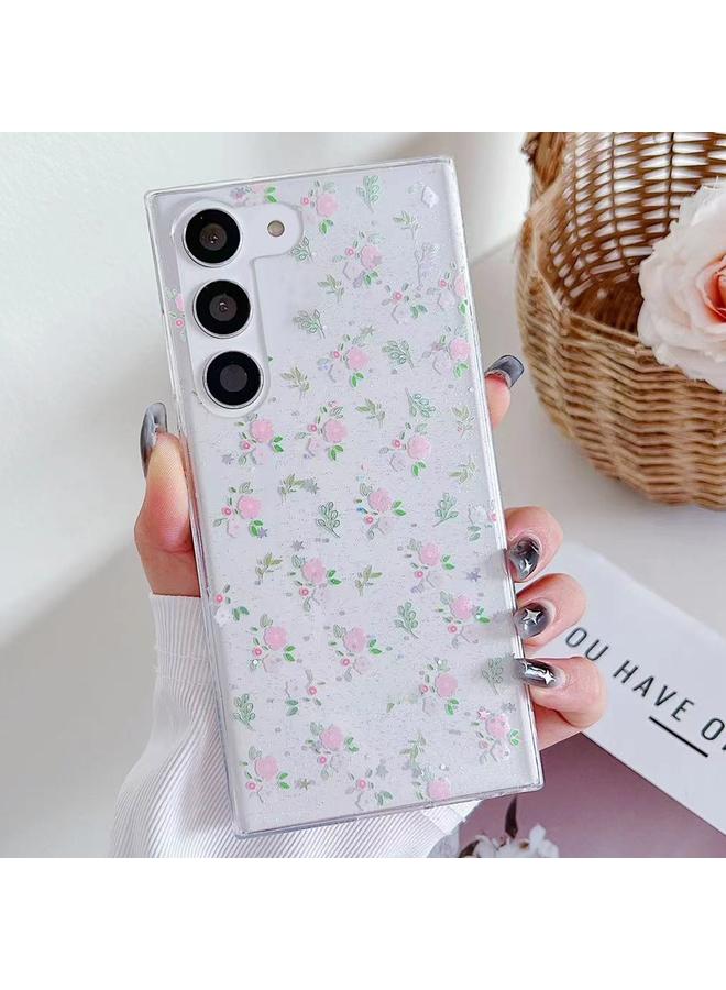 erorex Case For Samsung Galaxy S22+ 5G Spring Garden Epoxy TPU Phone Case - Image 1