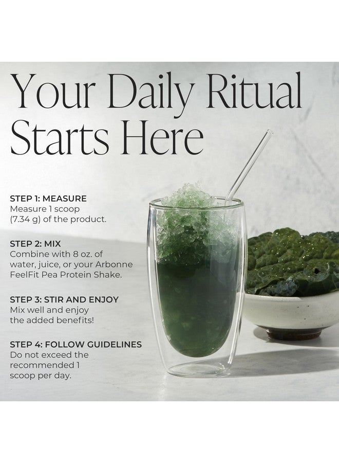 Arbonne BeWell Superfood Greens Powder - Health Supplement Powder Made from a Variety of Fruits and Vegetables, Organic Green Juice Supplement, 7.8 oz - Image 4