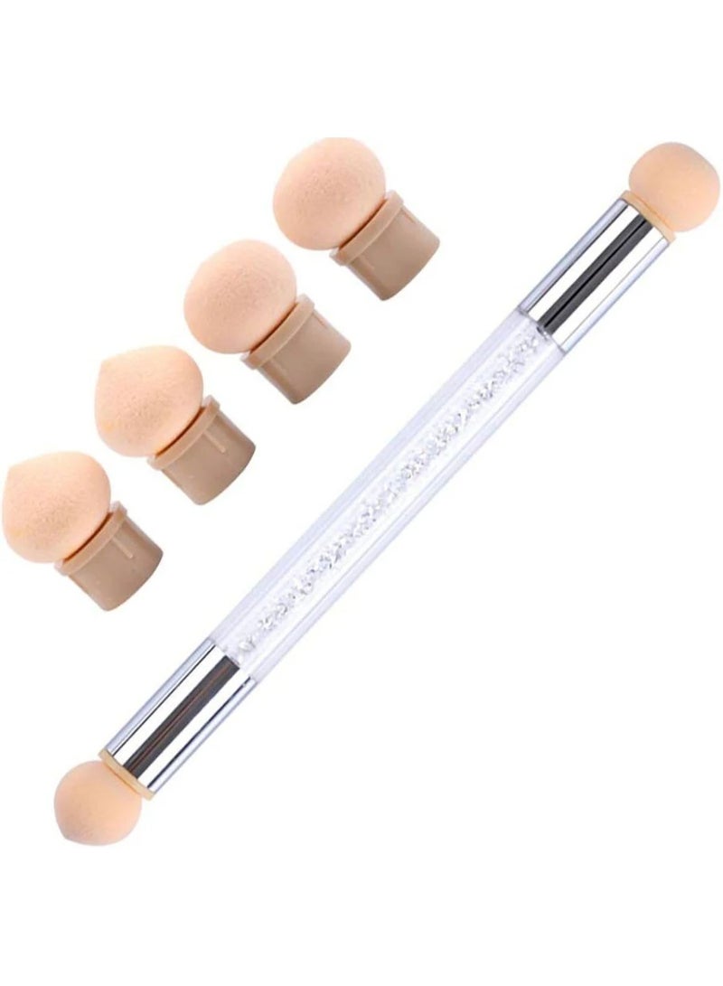 INOCOS Nail Art Sponge Brush + 4 Refills - Image 4