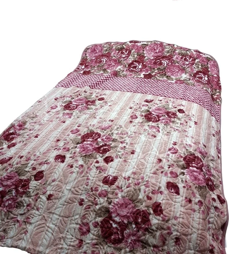 MERINOS Fashion Single Mink Blanket (155X215)-ROSE Rose Dusty