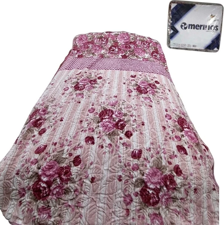 MERINOS Fashion Single Mink Blanket (155X215)-ROSE Rose Dusty