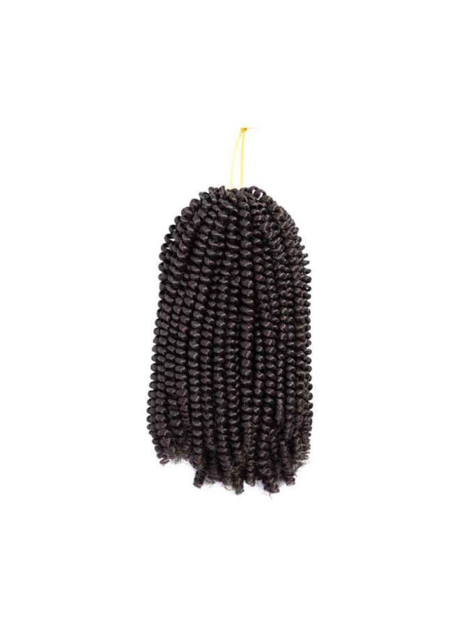Twist Crochet Braid Hair Extension Black 8inch