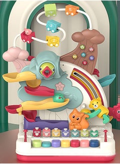 YelaJoy 7 In 1 Piano Baby Early Teaching Eight Tone Piano Toy Multi Functional  Track Sliding Toys  - Image 2