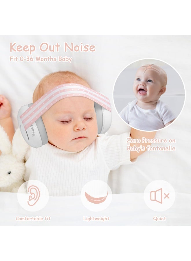 وانغبانغزي سماعات أذن للأطفال الرضع وحماية من الضوضاء للأطفال الرضع والأطفال الصغار - سماعات رأس مانعة للضوضاء لحماية الأذن والنوم والسفر - Image 2