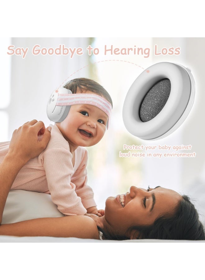 وانغبانغزي سماعات أذن للأطفال الرضع وحماية من الضوضاء للأطفال الرضع والأطفال الصغار - سماعات رأس مانعة للضوضاء لحماية الأذن والنوم والسفر - Image 3