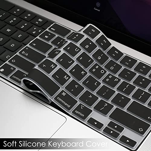 ProElife Korean Keyboard Cover Skin for 2024-2022 MacBook Air 13.6 15 inch M3 M2 A3113/A3114/A2681/A2941 & 2023-2021 MacBook Pro 14 16.2 inch M3 M2 M1 Pro/Max A2918/A2992/A2779/A2780/A2991 Accessory - Image 5