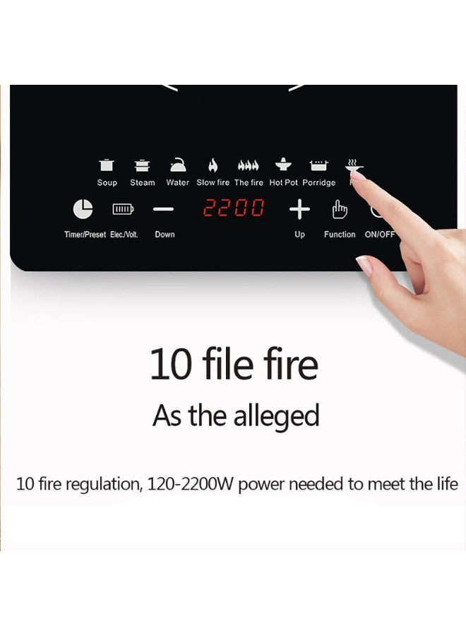 Brinaoki Portable Induction Cooktop Induction Stove Burner With Ultra Thin Body,Low Noise Hot Plate With Sensor Touch Single Electric Cooktops Countertop Stoveck - Image 5