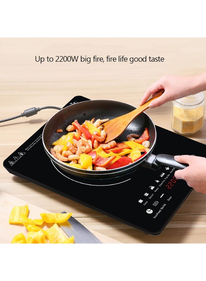 Brinaoki Portable Induction Cooktop Induction Stove Burner With Ultra Thin Body,Low Noise Hot Plate With Sensor Touch Single Electric Cooktops Countertop Stoveck - Image 2
