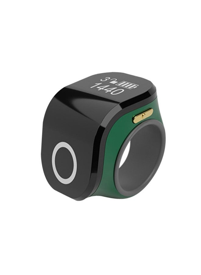 Adjustable Zikr Ring with Vibration Reminder Muslim Prayer Tasbih Counter - Image 1