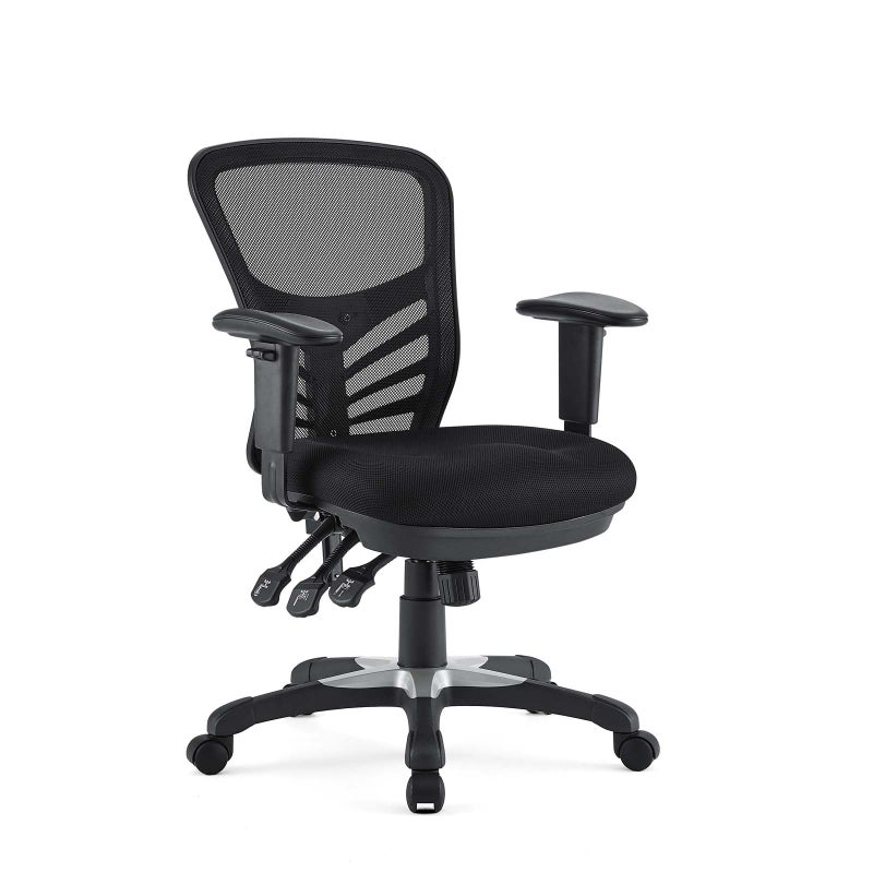 Modway EEI757BLK Articulate Ergonomic Mesh Office Chair in Black