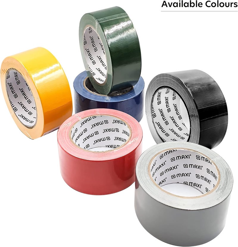 Maxi 48mm x 25 Yards Red Duct Tape - Waterproof Heavy Duty Adhesive for Patching and Sealing - Image 3