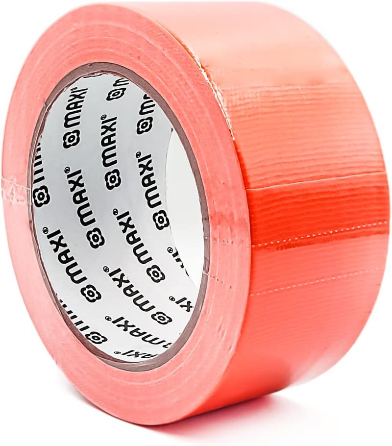 Maxi 48mm x 25 Yards Red Duct Tape - Waterproof Heavy Duty Adhesive for Patching and Sealing - Image 1