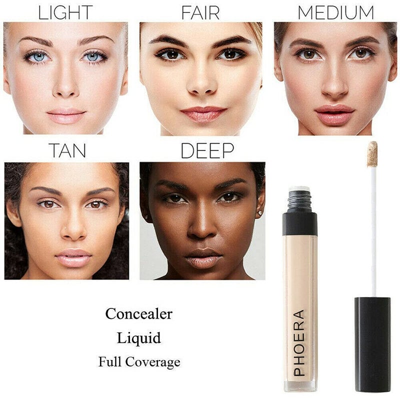 Phoera AQUAPURITY PHOERA Liquid Concealer Full Coverage Makeup Face Moisturizer Foundation Conceal Under Eye Dark Circles (102 NEUTRAL) - Image 2