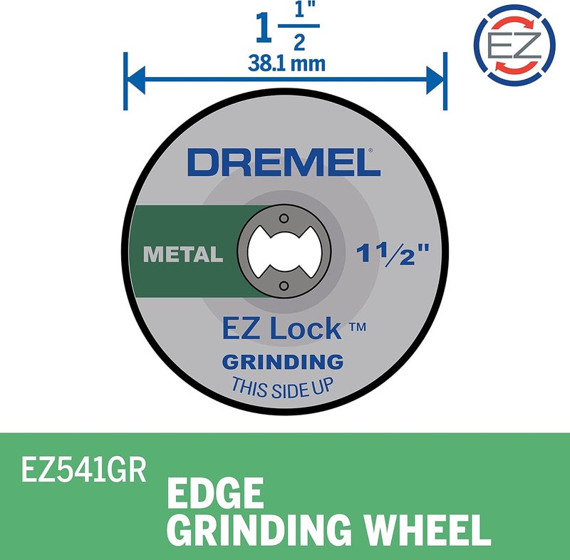 Dremel EZ541GR EZ Lock Grinding Wheel for Metal - 1.5 Inch Diameter, Pack of 2 - Image 5