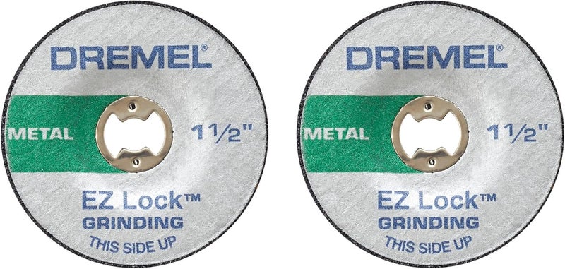 Dremel EZ541GR EZ Lock Grinding Wheel for Metal - 1.5 Inch Diameter, Pack of 2 - Image 1
