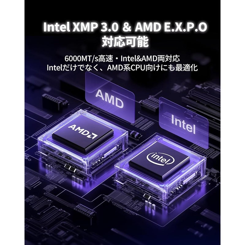 Predator Pallas II DDR5 RAM 32GB 16GBx2 6000MHz CL36 Intel XMP 3.0 AMD EXPO Certified Gaming High-Performance Desktop Memory Black Heat Spreader For PC - Image 3