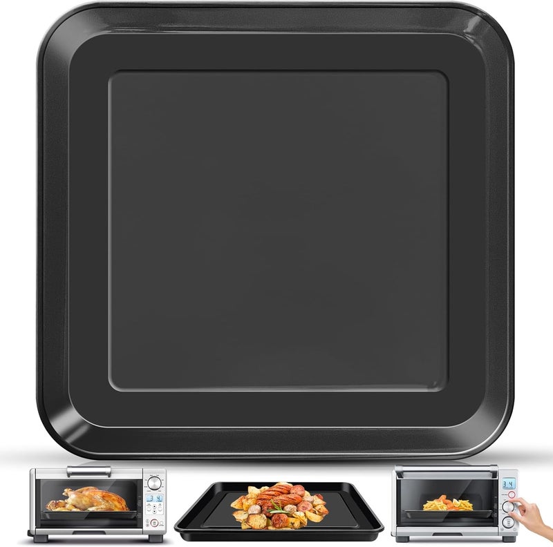 oecue 10" × 10" Baking Pan for Breville Compact Smart Oven，Food Grade Non-stick Toaster Replacement Parts Accessories Compatible with Breville Mini Smart Toaster Oven, Dishwasher Safe - Image 1