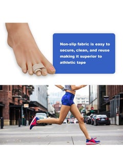 Sweet seven Broken Toe Wraps 15 PCS of Toe Bandages Protectors Hammer Toe Separator Splints Cushioned Corrector Corrector for Overlapping Toes for Broken Toe Hammer Toe Bent Toes (Skin) Medium  - Image 4