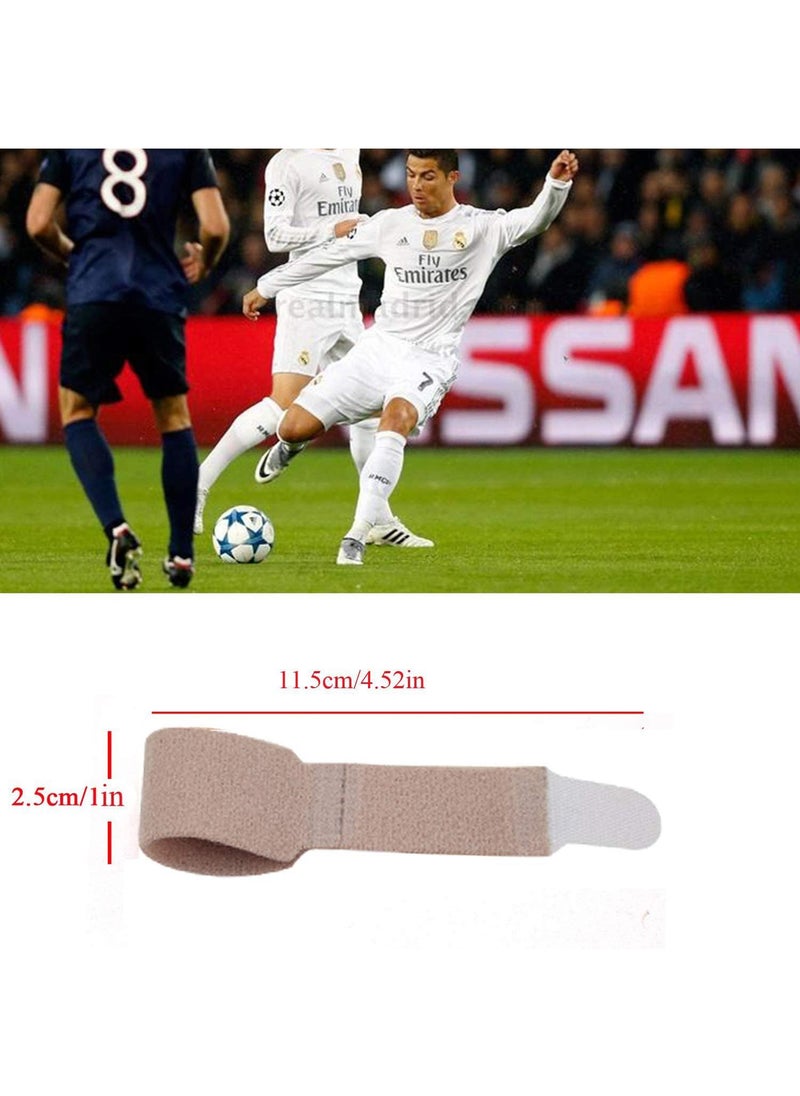 Broken Toe Wraps 15 PCS of Toe Bandages Protectors Hammer Toe Separator Splints Cushioned Corrector Corrector for Overlapping Toes for Broken Toe Hammer Toe Bent Toes (Skin) Medium