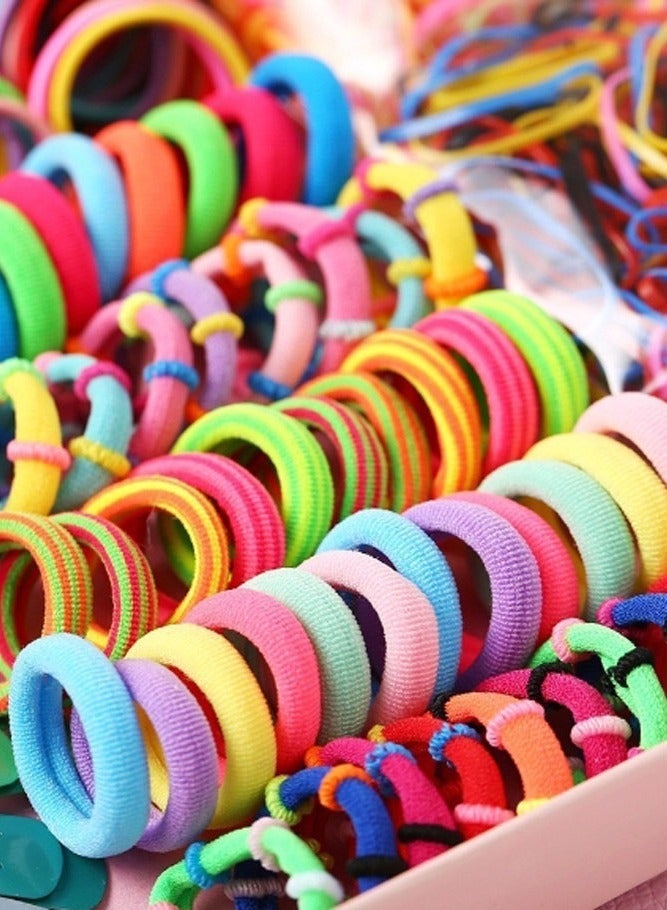 بالمعنى مجموعة إكسسوارات شعر للبنات الصغيرات 875+ قطعة - ربطات شعر للأطفال بدون ضرر، مشابك شعر كبس على شكل نجوم للأطفال، مشابك فك صغيرة بتصميم فراشة، مطاطيات صغيرة للضفائر، طقم إكسسوارات شعر للبنات الصغيرات. - Image 3