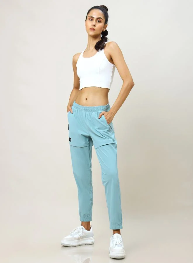 Technosport Solid Zip Pocket Joggers with Anti Microbial Properties by Styli