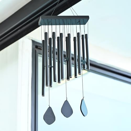 Hindcraft Serene Wind Chimes for Bedroom & Living Room – Relaxing Home Décor, Harmonizing Energy, Ideal Gift for Women, Men, Couples, Housewarming, Balcony & Garden Accent - Image 1