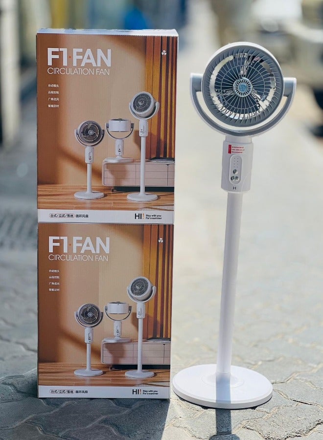 مراوح تبريد هواء ذكية قابلة للشحن من النوع سي مروحة تهوية هواء محمولة مع جهاز تحكم عن بعد - Image 1