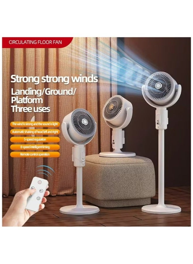 مراوح تبريد هواء ذكية قابلة للشحن من النوع سي مروحة تهوية هواء محمولة مع جهاز تحكم عن بعد - Image 4