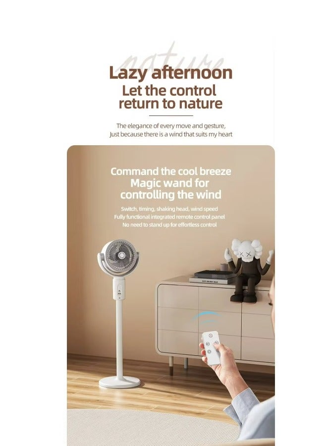 مراوح تبريد هواء ذكية قابلة للشحن من النوع سي مروحة تهوية هواء محمولة مع جهاز تحكم عن بعد - Image 5