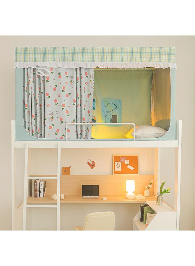 Bluejw Commercial Student Dormitory Mosquito Net 90x 200 Extended Telescopic Bed Curtain Curtain Integrated Shading Upper And Lower Bunk - Image 1