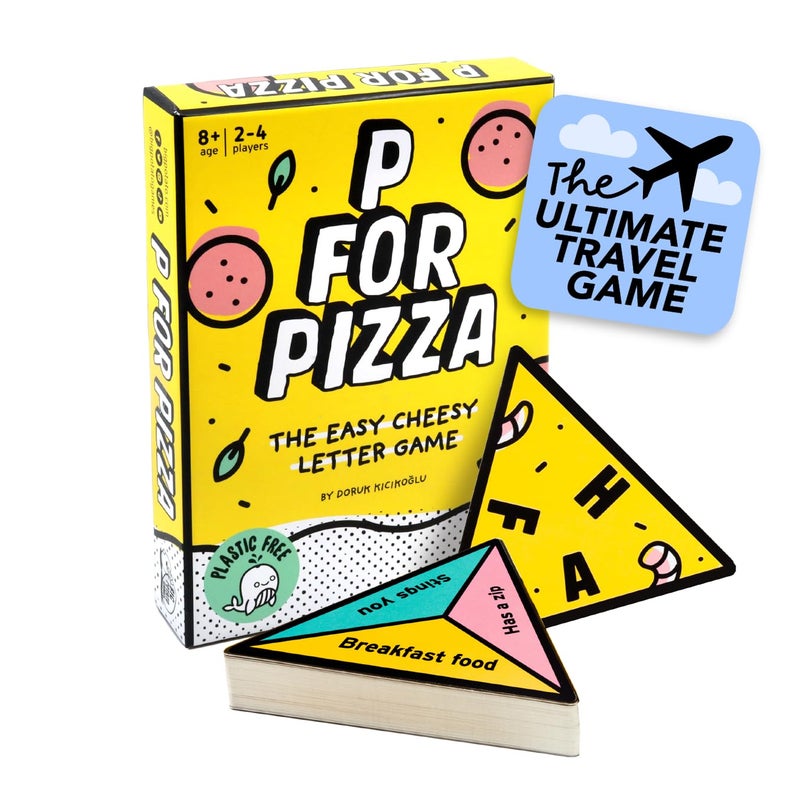 Big Potato P for Pizza Board Game: Build a Giant Pizza Before Anyone Else Family Travel Game Great for Adults and Kids | Perfect for Holidays and Camping - Image 1