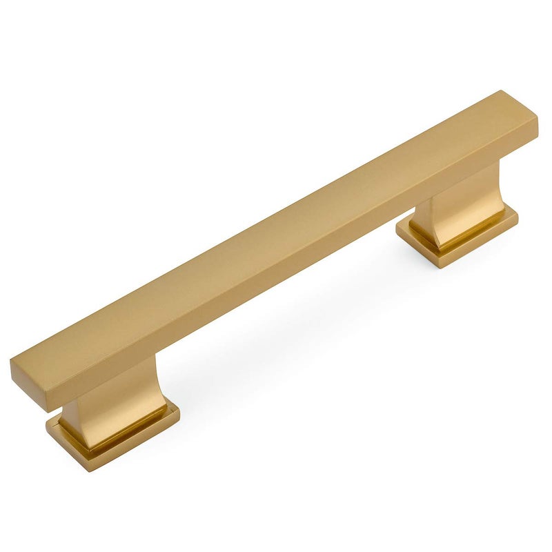 Cosmas 10 Pack 7025GC Gold Champagne Contemporary Cabinet Hardware Handle Pull 5 Inch 128mm Hole Centers