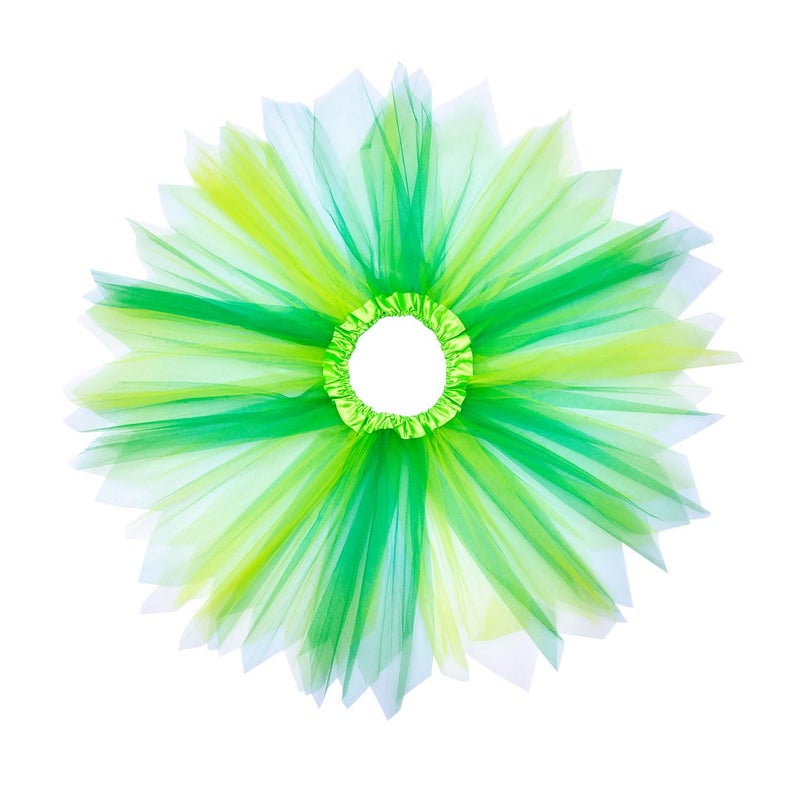 Liatunou Layered Tulle Tutu for Women and Teen Girls, Running Skirts 80S Princess Ballet Dance Skirts Tutu for St.Patrick's Day/Halloween Party Favors (Light Green) - Image 2