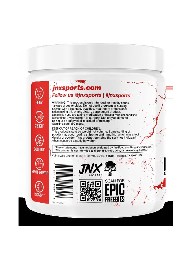 JNX Sports The Curse Unflavored Creatine Monohydrate Powder 350g 50 Servings