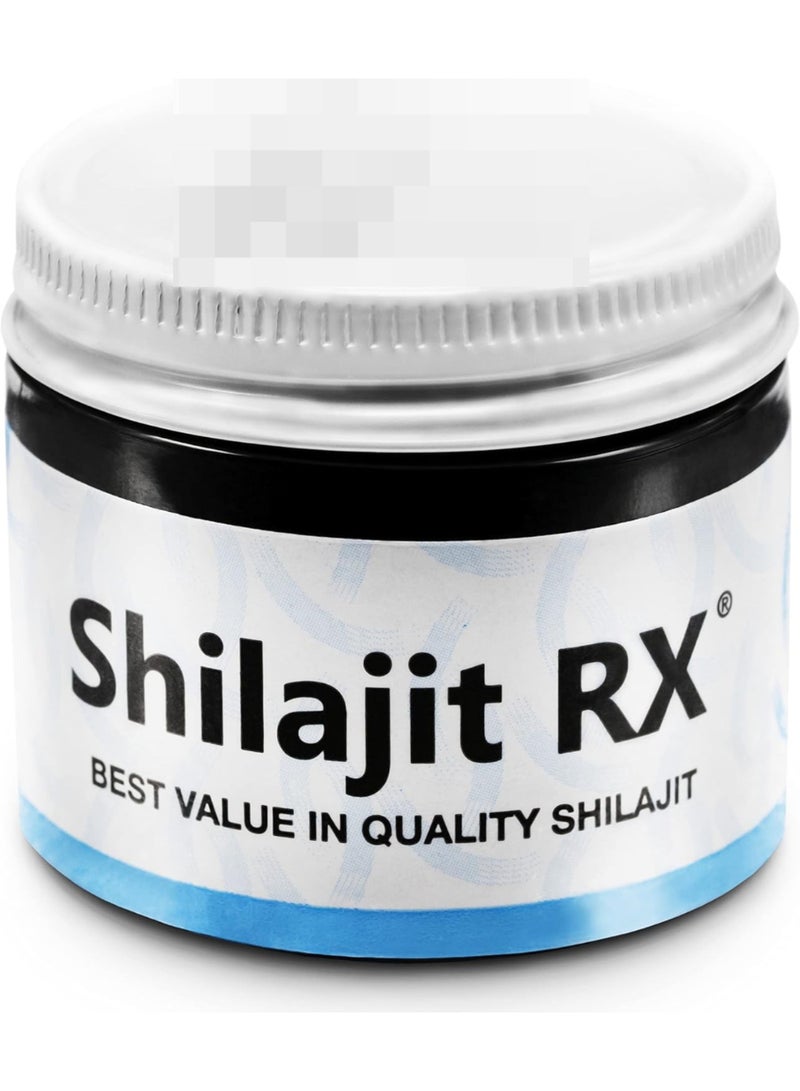 Shilajit RX Pure Himalayan Resin - Authentic Fulvic Acid & Trace Minerals | Energy Boost, Mental Focus, Immunity Support | Made in USA (100 Servings) - Image 1