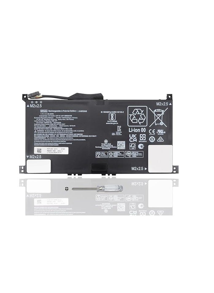 بطارية لابتوب WF04XL متوافقة مع H.P Envy 13" X360 13-BF0000 13-BF0000CI 13-BF0000NC 13-BF0000NX 13-BF0024NA 13-BF0123NW 13-BF0977ND سلسلة M90073-005 M89926-AC1 M89926-1D1 HSTNN-OB2Y