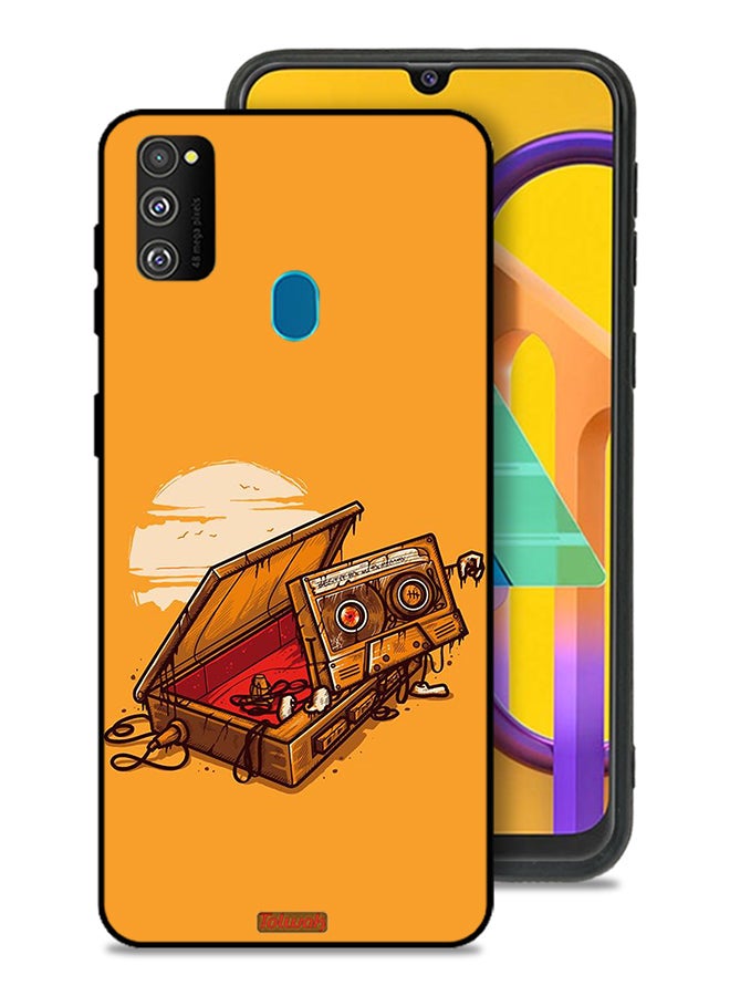 Tolwak Samsung Galaxy M30s Protective Case Cover Cassette And Tape Art - Image 1