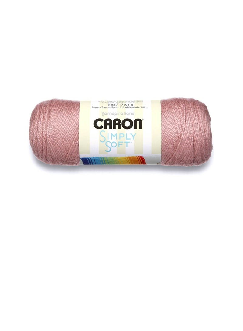 Caron Simply Soft Solids Yarn Victorian Rose - Image 2