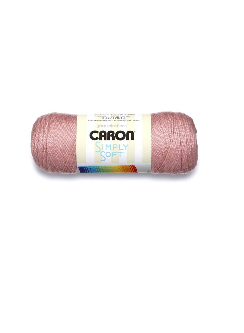 Caron Simply Soft Solids Yarn Victorian Rose - Image 1