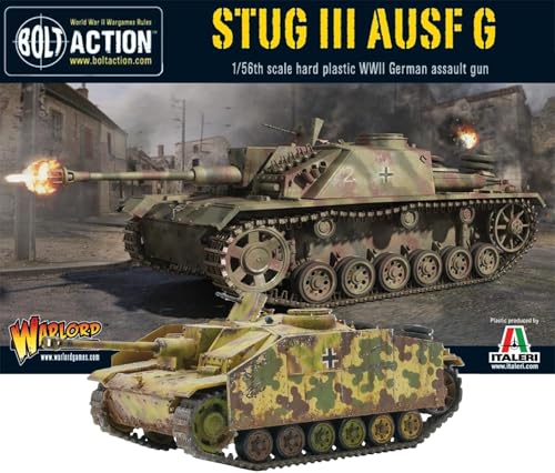 WARLORD GAMES Stug III Ausf G - 1:56 / 28mm German Army Plastic Scale Model Tank for Bolt Action by Warlord Games - Highly Detailed World War 2 Miniature - Image 1