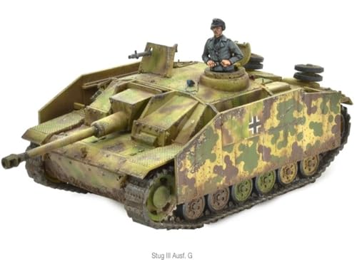 WARLORD GAMES Stug III Ausf G - 1:56 / 28mm German Army Plastic Scale Model Tank for Bolt Action by Warlord Games - Highly Detailed World War 2 Miniature - Image 3