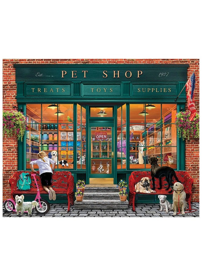 White Mountain Puzzles Local Pet Store - 500 Piece Jigsaw Puzzle - Image 1