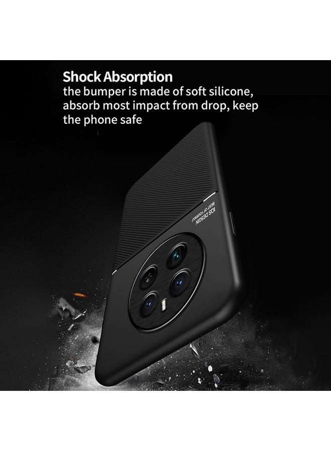 S-TOP Case For Realme 12 Pro / 12 Pro+ Classic Tilt Strip Grain Magnetic PC Hybrid TPU Phone Case - Image 5