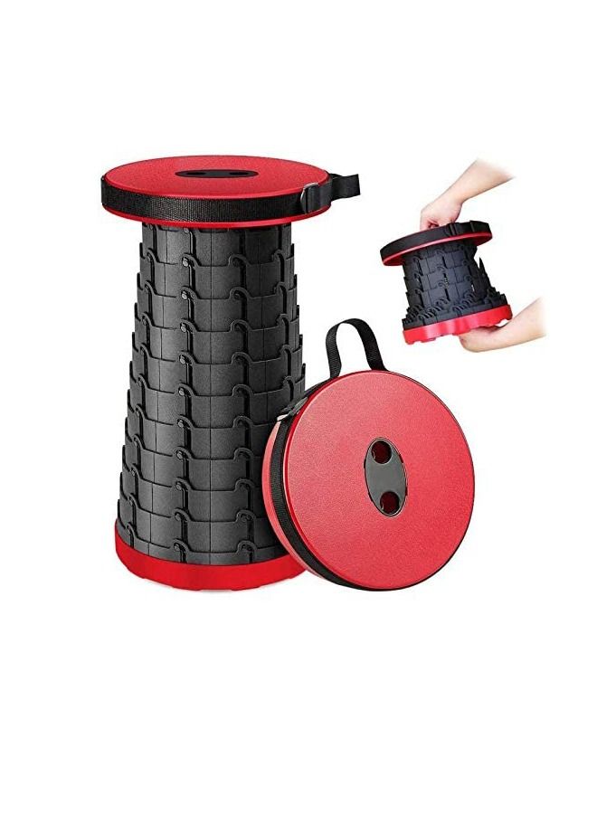 PADOM Upgrade Version Portable Telescoping Stool Retractable, Bearing 180Kg, Hight Adjustable Easily, Folding Stool For Garden Camping Stools Fishing Hiking Traveling Bbq, Patent Design - Image 2